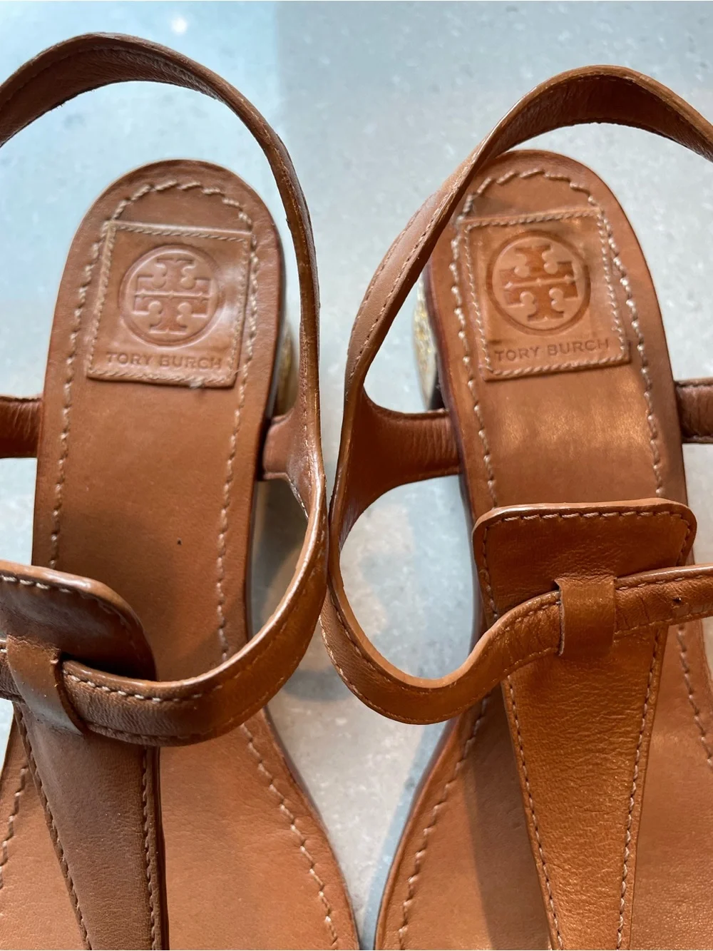 Tory Burch Audra Sandals | Vintage Vachetta